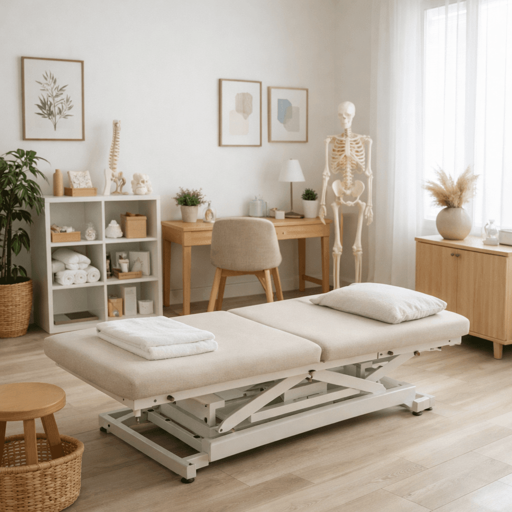 Intérieur du cabinet d’ostéopathie